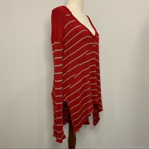 Free People Waffle Knit Oversized Shirt - Picture 3 of 10